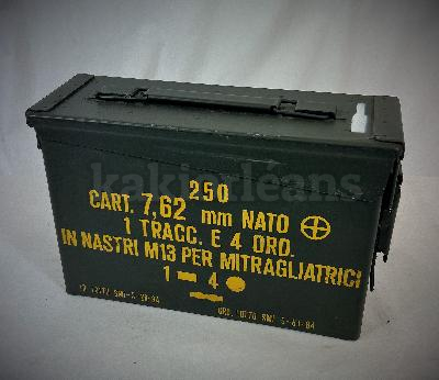 Caisse à munitions Militaire Armée Italienne. Cal. 7.62