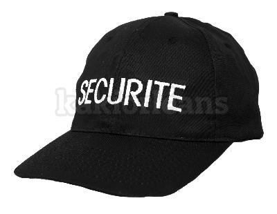 Casquette Brodé Sécurité.