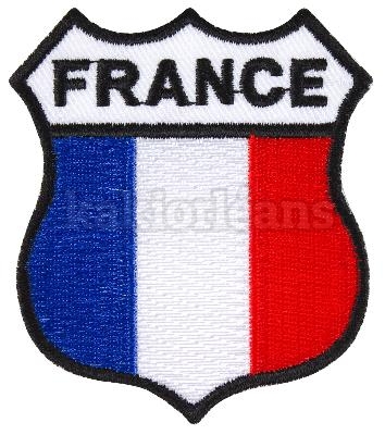 Ecusson drapeau FRANCE autocollant.