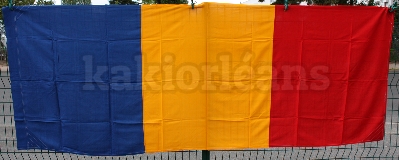 Drapeau ROUMANIE en coton