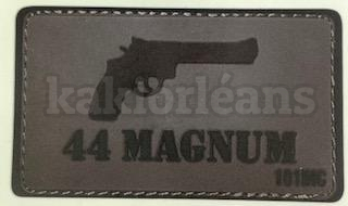 Stickers effet patch velcro 44 MAGNUM