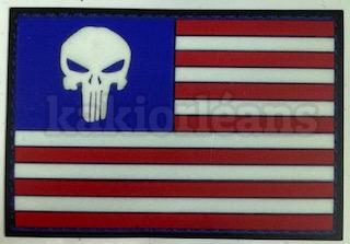 Stickers autocollants drapeau US PUNISHER