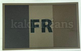 Autocollant drapeau français basse visibilité