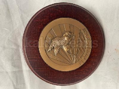Plaque de la Flottille 36F  en bronze