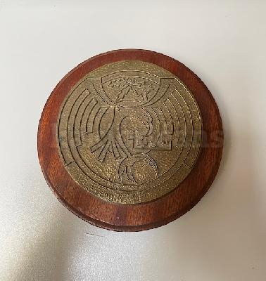 Plaque Murale en Bronze – Armée Française (Style Symbolique / Abstrait)