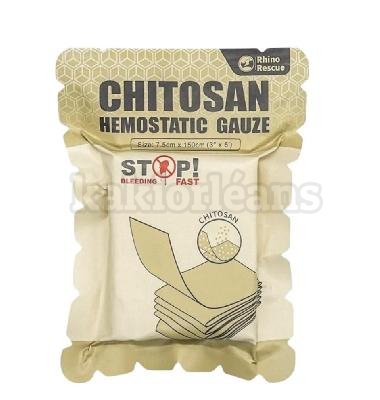 GAZE HÉMOSTATIQUE CHITOSAN RHINO RESCUE